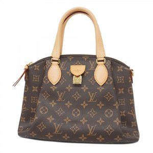 Louis Vuitton Monogram Riboule PM Handbag M44543 Brown Women's